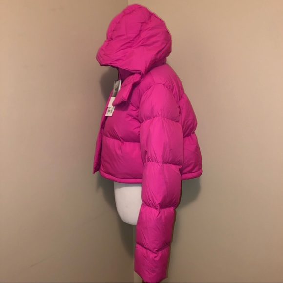 Lululemon NWT Sonic Pink,Wunder Puff Super Cropped Down Jacket,Size-10 - Picture 11 of 16